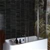 Kiamami Valentina Parete sopravasca doppia 120cm con elemento orientabile | Giada