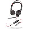 Plantronics/Poly POLY Blackwire 5220 cuffie stereo USB-C + auricolari