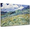 Handmade Panorama San Paul - Tela quadro in canvas con telaio in legno - Van Gogh - Artyexpress Made in Italy