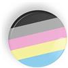 Generic Polygender Pride Flag Poligenere spilla con bandiera dell'orgoglio o calamita da frigorifero LGBT LGBTQ LGBTQI LGBTQIA