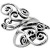 Kanika Jewelry Trove Fancy Ring 925 Sterling Silver Middle Finger Ring Attractive Jewelry for Her Birthday Mother's Day Gift (Size 7)