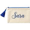 Vero Bijoux Pochette Estate personalizzata con nome | Cotone 100% organico | Pochette multiuso | Idea regalo addio al nubilato