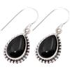 Meadows Orecchino Black Onyx Orecchino fatto a mano in argento sterling 925 Orecchino Designer Silver Dots