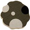 Elisaspuzzles Spilla in legno fiore e pois