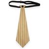 Il Cravattino.com ILCRAVATTINO.COM Cravatta Corta in Legno, Cravattino Modello VERTICAL LINES, per Eventi Eleganti, Stile Audace e Glamour, 13 inserti disponibili