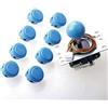 Sanwa JLF-TP-8YT Joystick + Sanwa 8 pezzi OBSF-30 Push Button Bundle Kit Colore: Azzurro - per gioco arcade 4 e 8 vie regolabile, joystick per videogiochi