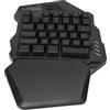 EIMSOAH Tastiera da Gioco con Illuminazione RGB Wireless Tastiera da Gioco con una Mano ABS 35 Tasti Mini Meccanica per Computer