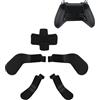 CaoXiong 5 palette Elite Core per controller Xbox Elite Series 2, in acciaio inox, accessori di ricambio con 1 cuscinetto D per controller Xbox Elite Series 2 Core (nero)