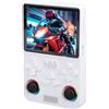 Yanmis Console di Gioco Portatile retrò, Console di Gioco retrò di Videogiochi Classico con Schermo da 4 Pollici 720x720 Memoria da 128 GB Batteria da 3000 MAh per Lettori Doppi 2D 3D (WHITE)