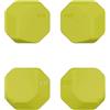 Generic Set di potenziamento del pulsante posteriore per ROG Ally X Pulsante posteriore Kit di protezione del pulsante di miglioramento Accessori per console di gioco portatili (Giallo)