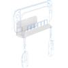 Generico Supporto di montaggio a parete con gancio per controller supporto maniglia scaffale di stoccaggio a parete per Switch 2/Switch OLED console di gioco Accessori (Bianco)