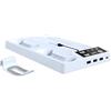 Generico Base di raffreddamento della console per PS5 PRO P5 Controller Charger Slim Game Console Cooling Fan Base slim Stand and Cooling Station (Nero)