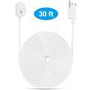 Sxhlseller Cavo di Alimentazione Magnetico Arlo Ultra 4K UHD per la Ricarica Giornaliera Cavo Bianco da 6 M/9 M (9M)
