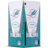 Head Case Designs Licenza Ufficiale NFL Banner Miami Dolphins Console Da Gioco Wrap Compatibile con Xbox Series X