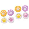 Mikikit 8pezzi Cover Protettiva Silicone Per Joystick Design Gatto Per Controller Switch Antiscivolo e Resistente e Comfort e Protezione Per Gioco