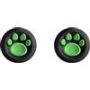 THLMT 2 pezzi di coperture in silicone per thumbstick compatibili con Rog Xbox Ally/con Ally X, coperture per thumbstick e rocker per controller di console di gioco e joystick (Nero e verde)