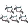 Generic 5Set Shooting Gunstock Grip Small Handle Shooting Game Gun Stock Grip Hand Grips Motion Controller for Swtch 2 for Controller, Replacement Hand Grips for Game Gun