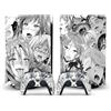 PDURMBUAB Nessuna Schiuma Nessuna Bolla Per PS5 Skin Disc Edition Anime Console E Controller Vinile Cover Wraps Per PS 5 Version(51023)
