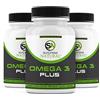 Surpresa Natural Omega 3 capsule ad alto dosaggio I 3 x 120 capsule I 1000 mg olio di pesce per capsula I 500 mg EPA e 250 mg DHA per capsula I Acidi grassi essenziali, vegani e test di laboratorio