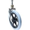 Navna Parti di ricambio per sedia a rotelle Ruota per sedia a rotelle con forcella anteriore Ruota di ricambio solida per sedie a rotelle Rollators Walker