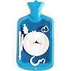 Abyclean, Kit con sacca per clistere in gomma, per lavaggi anali e vaginali, per la salute di donne e uomini (blu, 2 l)