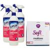FEI FAN SET PULIZIA: 3x Quasar Candeggina Mousse, Sgrassa e Sbianca, Igienizza, Rimuovi Muffa 580ml + In Omaggio Panno Microfibra Soft Multiuso 33x33