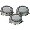 vhbw 3x testina di ricambio compatibile con Philips HQ8835, HQ8845, HQ8850, HQ8865, HQ8870, HQ8875, HQ8880, HQ8882, HQ8885, HQ8890, HQ8893, HQ8894, PT730 rasoio elettrico, argento