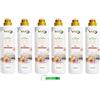 Beni Culinari WEXOR - 6 detergenti per pavimenti Elisir Pavimenti Fiori Brasil/gel detergente con microcapsule da 750 ml + portachiavi Beni Culinari