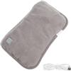 WRITWAA 1pezzi Scaldamani Elettrico Usb Riscaldante Con Tre Di Temperatura Borsa Termica Portatile Per Inverno Compatibile Uso Casa e Ufficio Grigio Con Cavo Alimentazione