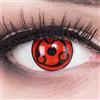 Meralens Lenti a Contatto Colorate Eternal Madara rosso nero - Heroes Of Cosplay con porta lenti a contatto Durata 1 Anno -1 Coppia senza correzione