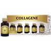 Dr Giorgini COLLAGENE Liquido Analcoolico - 500 ml (10 flaconi x 50 ml - integratore di collagene, arricchito con vitamina C, zinco, vitamina B2 e biotina per la della pelle)