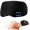 Gutecomuik Maschera per Gli Occhi Bluetooth, Per Dormire con Cinturino Regolabile, Per Dormienti Laterali, Insonnia, Viaggi, Yoga, Pisolino, Regalo per Donne e Uomini
