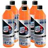 Diversey 6x Lysoform Professional Disgorgante Gel Azione Rapida Pro Formula per Tubature e Scarichi Intasati - 6 Flaconi da 1L ciascuno