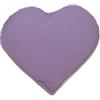 Giraffenland Cuscinetto a forma di cuore con noccioli di ciliegia - 30 x 25 cm lilla - Cuscino termico, Cuscino riscaldabile