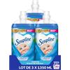 SOUPLINE Ammorbidente biancheria ipoallergenica concentrata, profumo di mandorla dolce, ammorbidente, biancheria formula migliorata per una maggiore morbidezza, ammorbidente tessile liquido, morbido