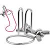 Generico Sonda apribile in acciaio inossidabile, speciale elastico maschile per facilitare la minzione, set di allenamento speciale regolabile -D62IT