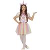 FIESTAS GUIRCA Costume unicorno arcobaleno bambina - unicorno glitter oro rosa costume per bambini bambina
