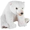 Wild Republic Artist Collection Orso polare, Peluche, 33 cm, Riempito con bottiglie d'acqua riciclate
