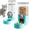 WIYETY Gabbia sospesa, dispenser di acqua per conigli, mangiatoia per porcellini d'India da appendere, per animali domestici, distributore automatico di cibo per gatti, conigli, cani, porcellini