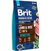 Brit Premium Sensitive, cibo secco con agnello per cani sensibili, 8 kg | Alimento completo a base di agnello per cani sensibili: ipoallergenico, senza cereali e facile da digerire.