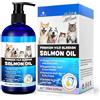 SteriMedo Olio di salmone per cani e gatti 250 ml, olio di pesce Omega 3-6 di salmone selvatico, supporta pelliccia, pelle, articolazioni, additivo ad alto dosaggio, adatto per tutte le razze, made in