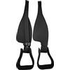 A&M Reitsport Staffa + parafango in pelle di alta qualità, colore: nero