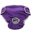 TOPINCN Cane Biancheria intima Tessuto di cotone flessibile Pantaloni fisiologici Cucciolo di pannolini per animali domestici per piccoli cani di taglia media(S- Viola)