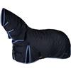 Horze Coperta antipioggia per cavalli Glasgow con collo, 150g, blu, 155