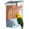 Generico Mangiatoia Automatica Per Uccelli Per Gabbia,Distributore Automatico Di Cibo Per Uccelli | Gabbia Per Animali Domestici Dispenser Snack Per Canarini Cocorite Parrocchetto Cacatua