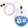 Goshyda Fontana per Cani da Esterno, Distributore di Acqua Potabile per Animali Domestici Attivato Dalle Zampe, Fontana a Pedale per Animali Domestici per Fornitura Immediata di Acqua