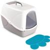 BPS BUENA PET SHOP LETTIERA GATTO CHIUSA 54x38.5x38cm colore casuale【Con tappetino Lettiera colore casuale】
