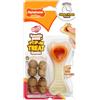 Nylabone Knuckle Bone Pop-In Treat Toy Power Chew Toy per cani, giocattolo interattivo per l'erogazione di dolcetti per cani, sapore di pollo di lunga durata, cani di taglia XS, fino a 6,8 kg