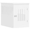 vidaXL Gabbia Cani da Arredamento Bianca 55x80x68cm Legno Multistrato