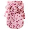 GOFDASY Cappottino invernale con cappuccio caldo per cani con stampa leopardata per bulldog francese, adatto per cani di piccola taglia e animali domestici (monocolore, XXL)